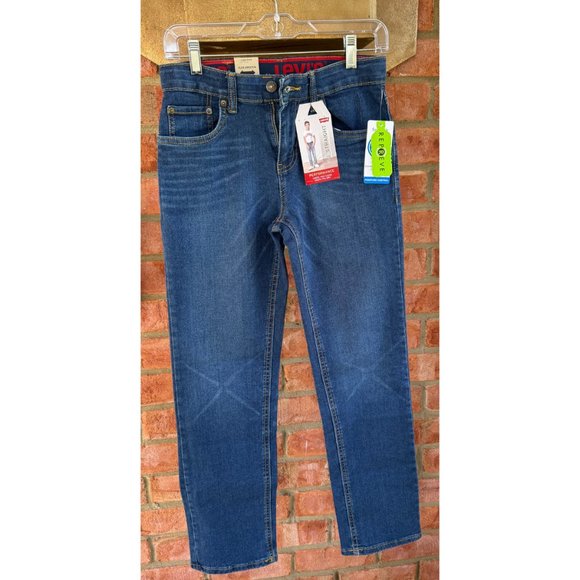 Levi's 514 Straight Regular Fit Performance Jeans for Boys NWT Size 14 Comfy - Picture 4 of 7